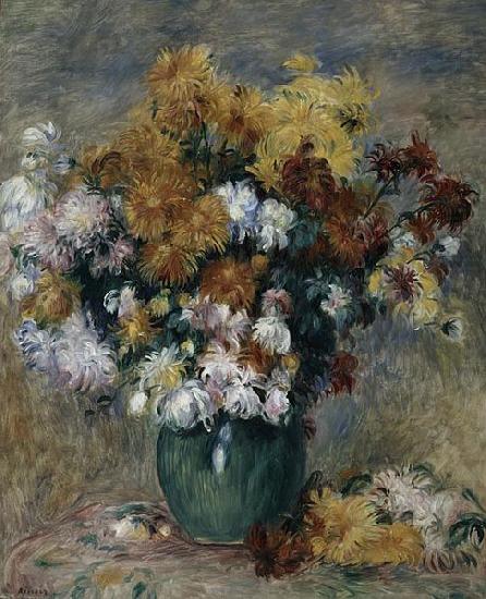 Bouquet of Chrysanthemums, Pierre-Auguste Renoir